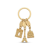 3 porte-clés souvenir monument de Paris