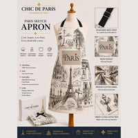 Chic de Paris Sketch Apron