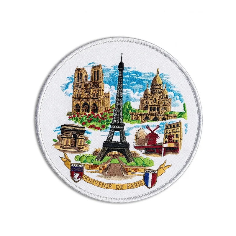 Paris Landmarks Glass Chopping Board