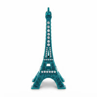 Miniature statue réplique de la tour Eiffel avec strass diamantés