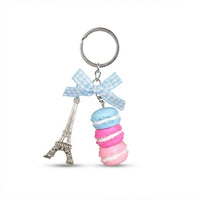 Parisian Charm Keychains – Iridescent Bear, Unicorn & Eiffel Tower Collection