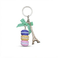 Parisian Charm Keychains – Iridescent Bear, Unicorn & Eiffel Tower Collection