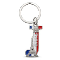 Porte-clés lettre personnalisée – Anneau de clé en métal personnalisé