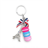 Parisian Charm Keychains – Iridescent Bear, Unicorn & Eiffel Tower Collection
