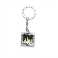 Parisian Charm Keychains – Iridescent Bear, Unicorn & Eiffel Tower Collection