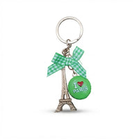 Parisian Charm Keychains – Iridescent Bear, Unicorn & Eiffel Tower Collection