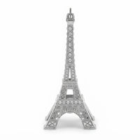 Miniature statue réplique de la tour Eiffel avec strass diamantés
