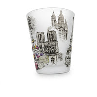 Paris French Heritage Collectible Souvenir Shot Glass Series