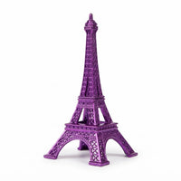 Miniature statue réplique de la tour Eiffel avec strass diamantés