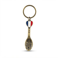 Parisian Charm Keychains – Iridescent Bear, Unicorn & Eiffel Tower Collection