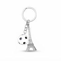Parisian Charm Keychains – Iridescent Bear, Unicorn & Eiffel Tower Collection