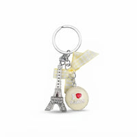 Parisian Charm Keychains – Iridescent Bear, Unicorn & Eiffel Tower Collection