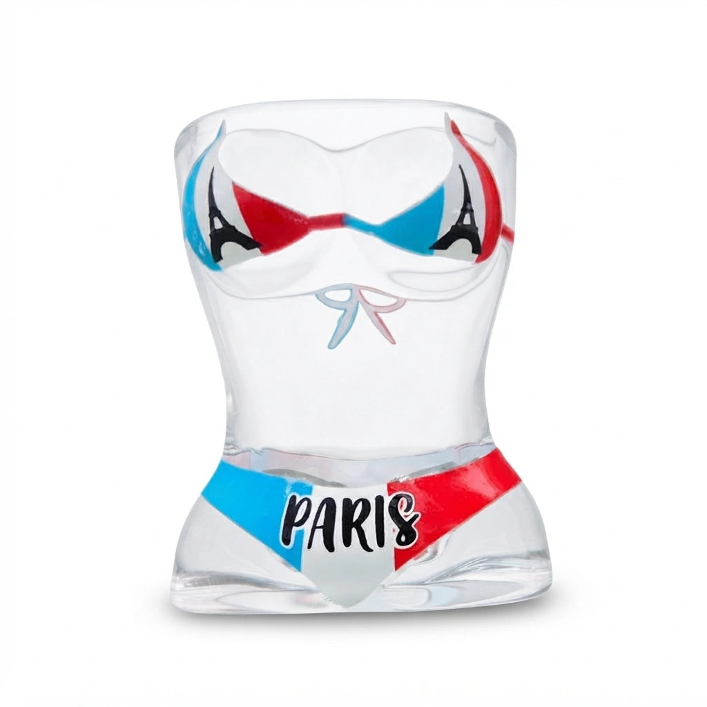 Buste de bikini en verre de Paris