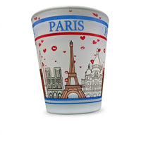 Paris French Heritage Collectible Souvenir Shot Glass Series