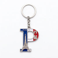 Porte-clés lettre personnalisée – Anneau de clé en métal personnalisé