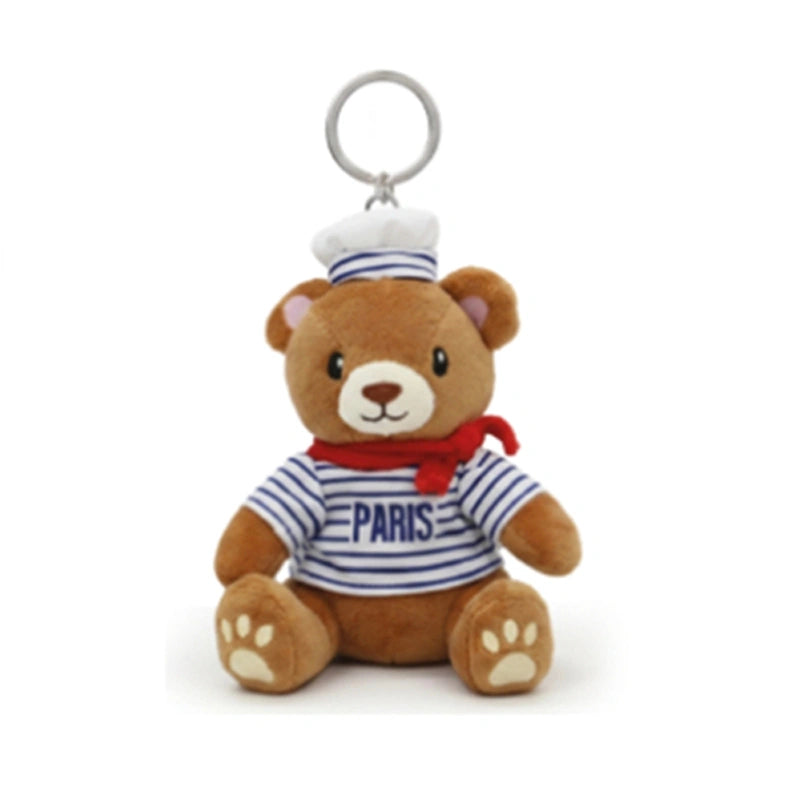 Kids French Capybara Plush Keychain
