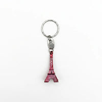Classic Eiffel Tower Keychain – Vintage Style Metal Souvenir Ring