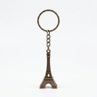 Classic Eiffel Tower Keychain – Vintage Style Metal Souvenir Ring