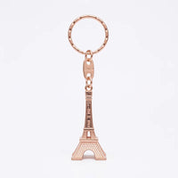 Classic Eiffel Tower Keychain – Vintage Style Metal Souvenir Ring