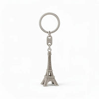 Classic Eiffel Tower Keychain – Vintage Style Metal Souvenir Ring