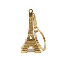 Classic Eiffel Tower Keychain – Vintage Style Metal Souvenir Ring