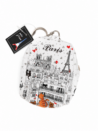 Mini sac à dos à paillettes pour enfant Paris