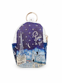 Mini sac à dos à paillettes pour enfant Paris