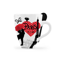 Paris Landmark Mug with Matching Spoon
