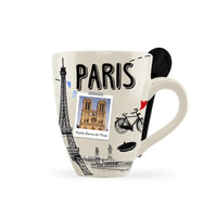 Paris Landmark Mug with Matching Spoon
