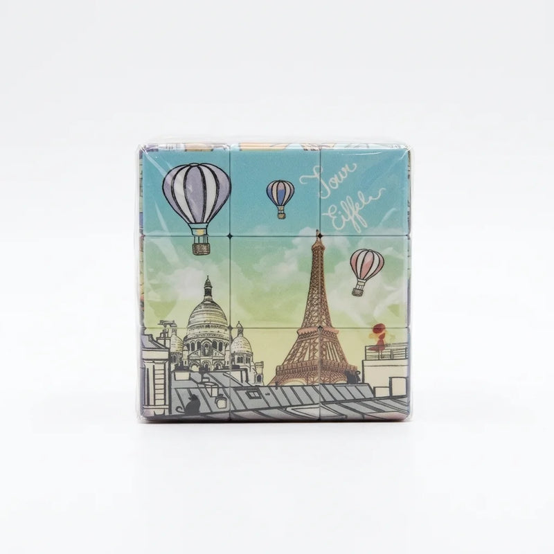 Kids Paris Sky 3x3 Puzzle Cube