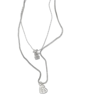 Layered Paris Charm Necklace