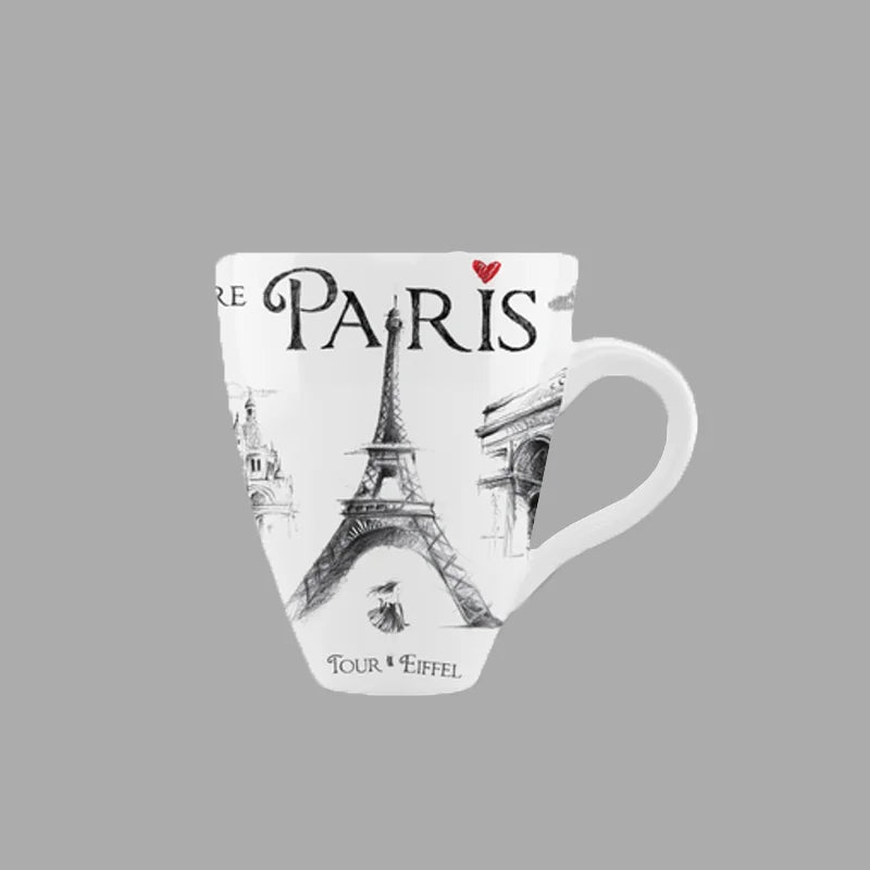 Paris Landmark Mug with Matching Spoon