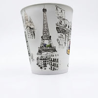 Paris French Heritage Collectible Souvenir Shot Glass Series