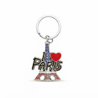 Parisian Charm Keychains – Iridescent Bear, Unicorn & Eiffel Tower Collection