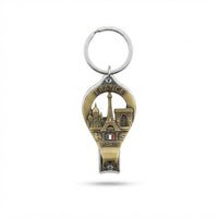 Parisian Charm Keychains – Iridescent Bear, Unicorn & Eiffel Tower Collection