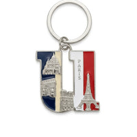 Porte-clés lettre personnalisée – Anneau de clé en métal personnalisé