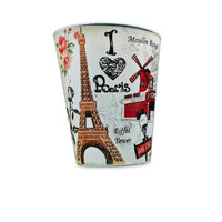 Paris French Heritage Collectible Souvenir Shot Glass Series