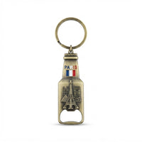 Parisian Charm Keychains – Iridescent Bear, Unicorn & Eiffel Tower Collection