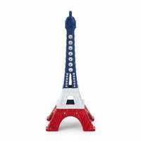 Miniature statue réplique de la tour Eiffel avec strass diamantés