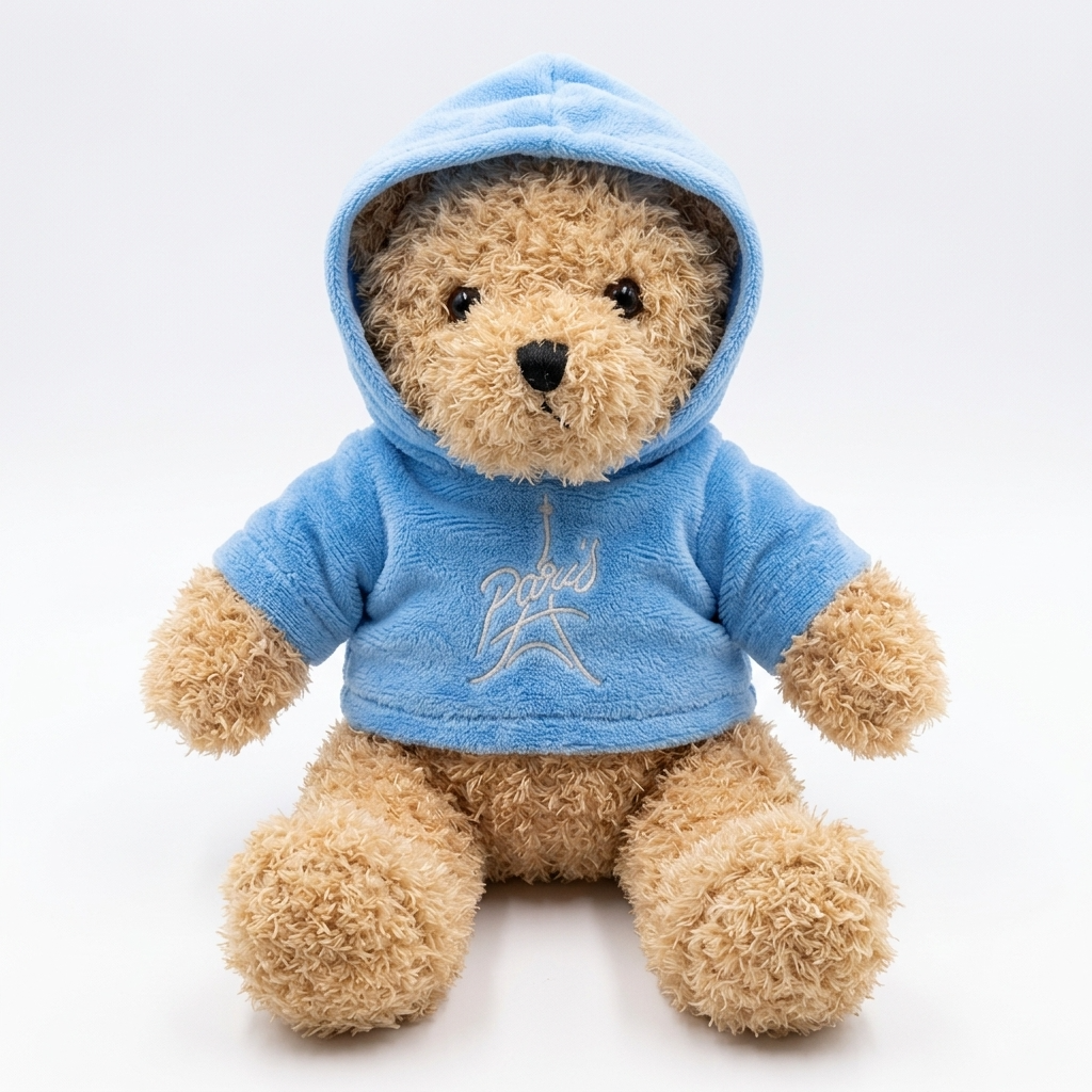 Paris Souvenir Plush Teddy Bear (Assorted Outfits)