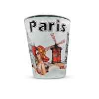 Paris French Heritage Collectible Souvenir Shot Glass Series