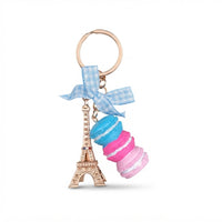 Parisian Charm Keychains – Iridescent Bear, Unicorn & Eiffel Tower Collection