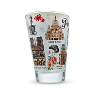 Paris French Heritage Collectible Souvenir Shot Glass Series