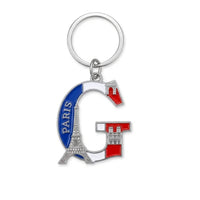 Porte-clés lettre personnalisée – Anneau de clé en métal personnalisé