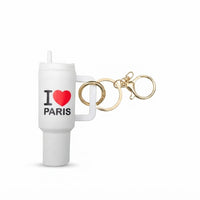 Parisian Charm Keychains – Iridescent Bear, Unicorn & Eiffel Tower Collection