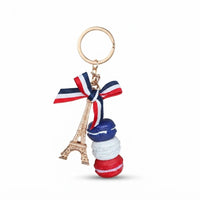 Parisian Charm Keychains – Iridescent Bear, Unicorn & Eiffel Tower Collection