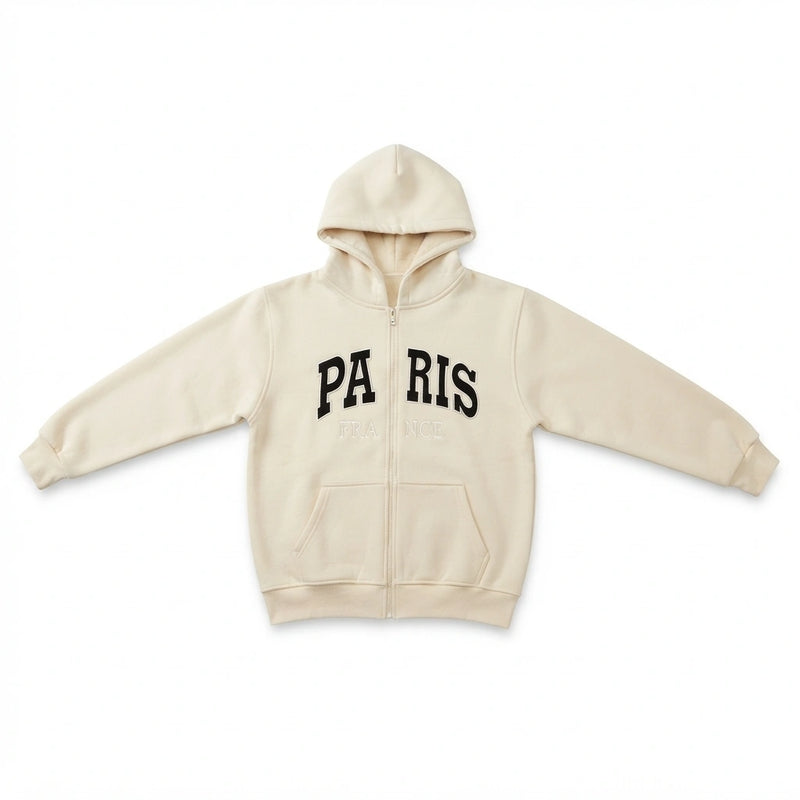 Paris Zipp hoodie