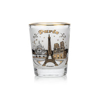 Paris French Heritage Collectible Souvenir Shot Glass Series