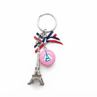 Parisian Charm Keychains – Iridescent Bear, Unicorn & Eiffel Tower Collection