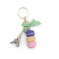 Parisian Charm Keychains – Iridescent Bear, Unicorn & Eiffel Tower Collection